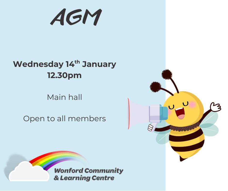 AGM for January 2026, Wonford Community Centre 